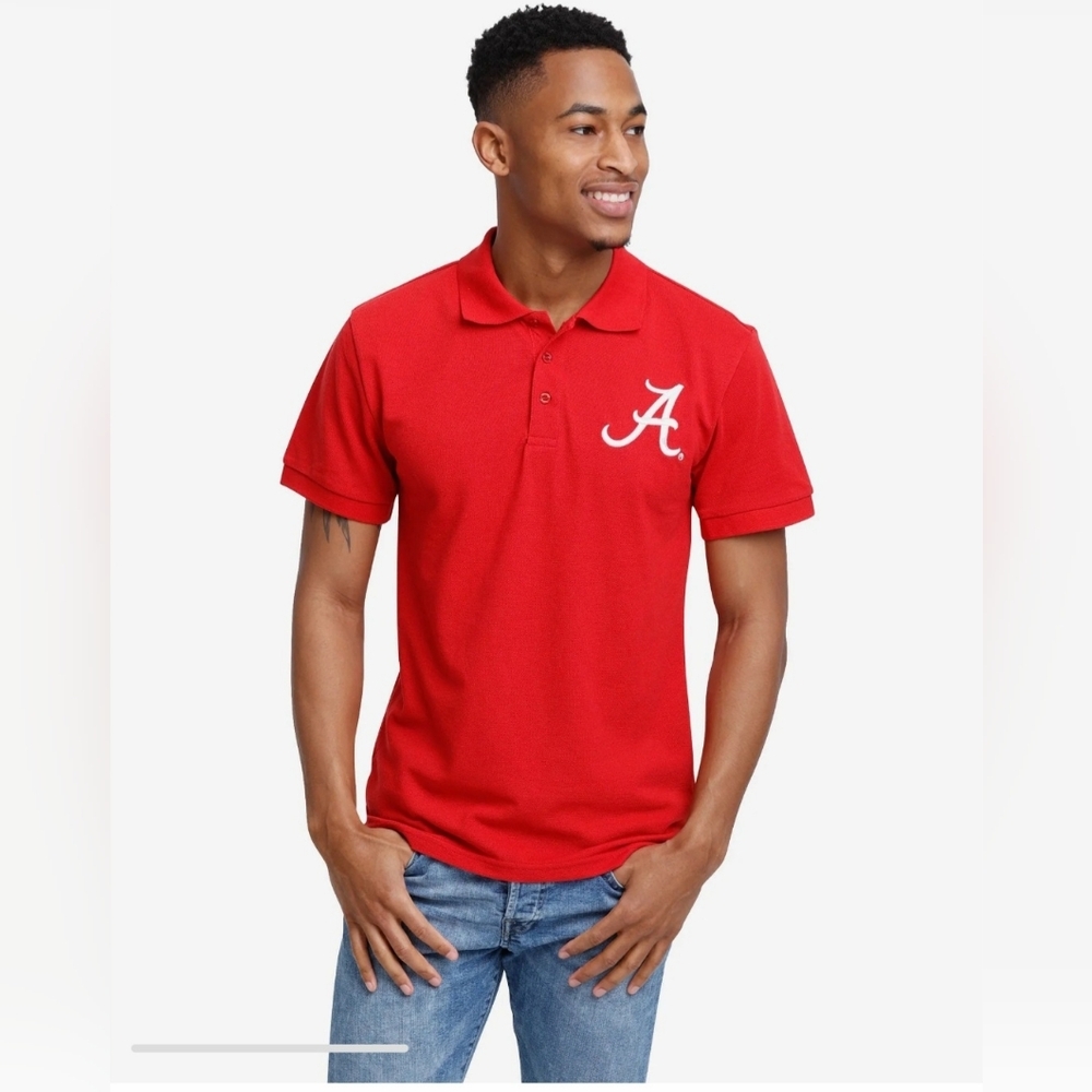 New Alabama Crimson Tide Casual Color Polo adult size small.